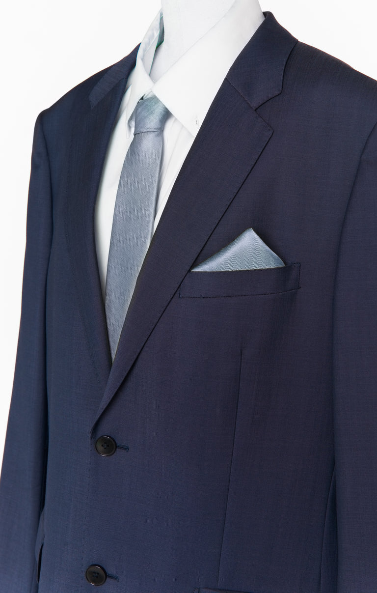 blue dress ties Royal Blue Paisley Tie and Pocket Square Set