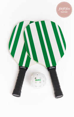 Pickleball Set ~ Green/White