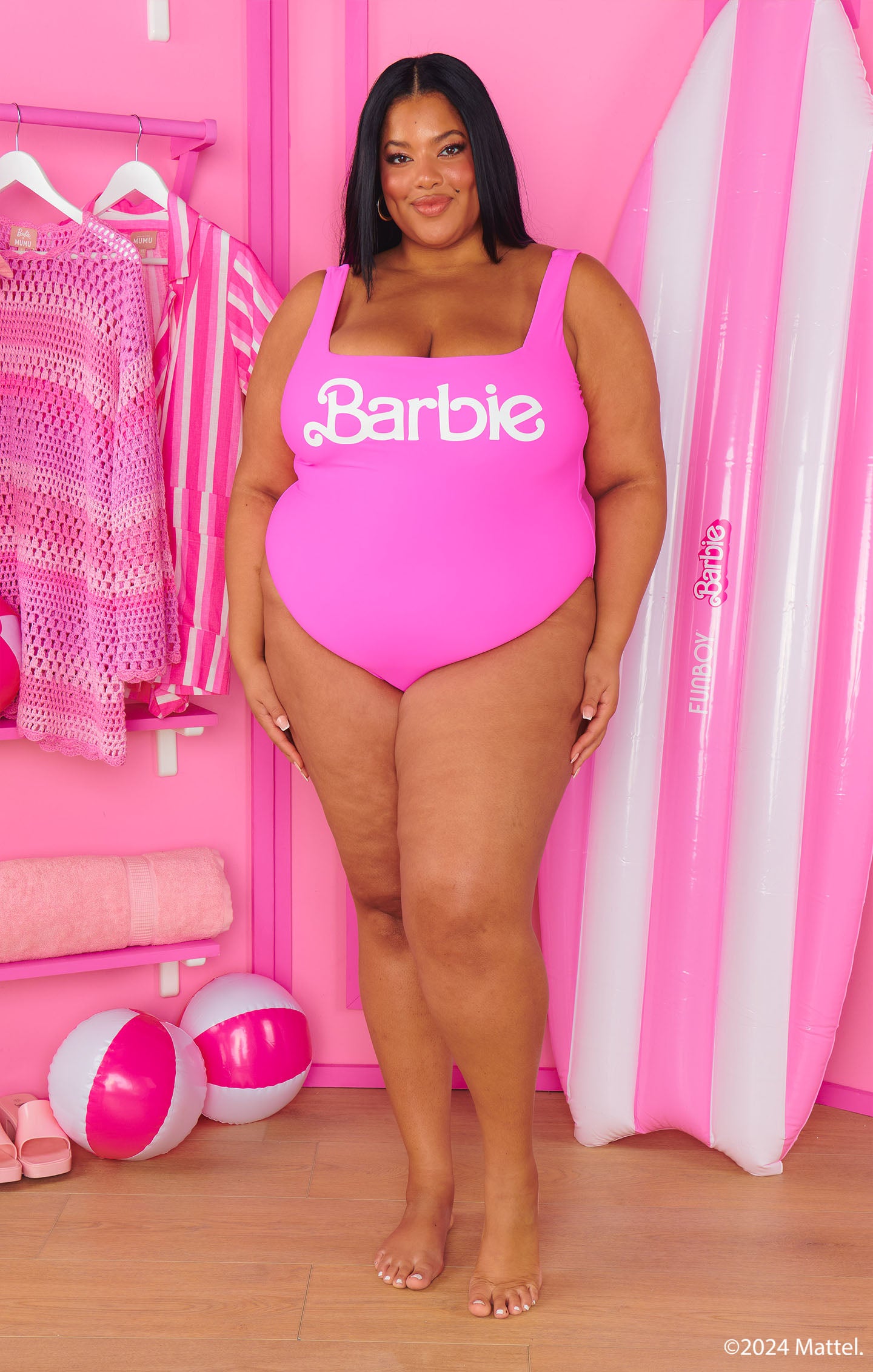 Barbie Babe One Piece Malibu Pink Show Me Your Mumu