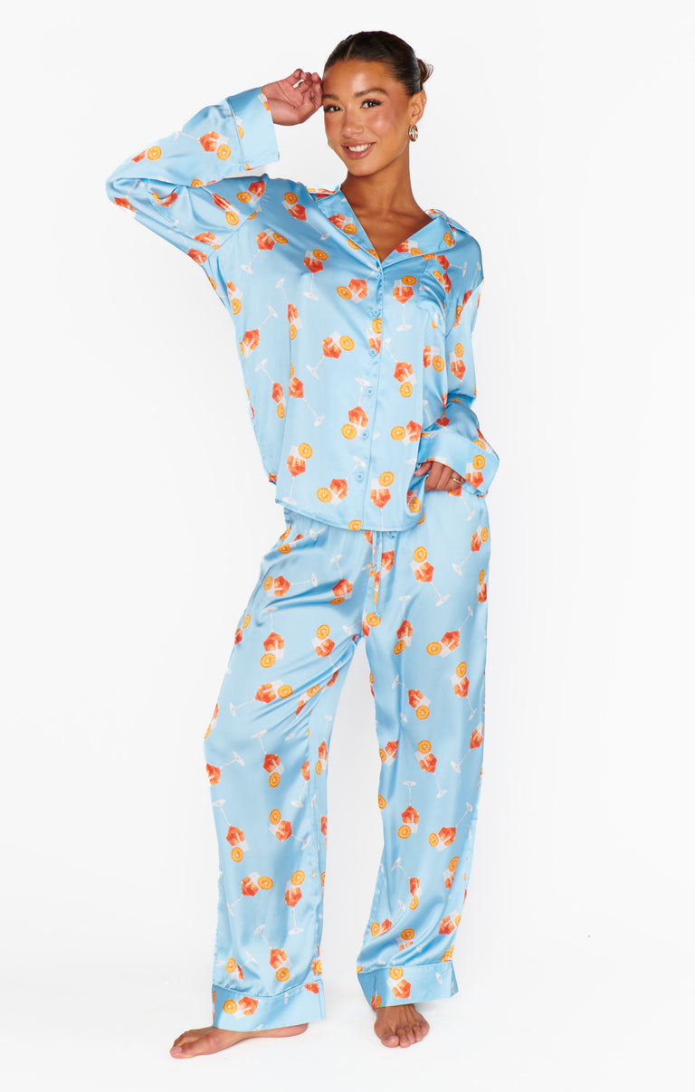 Classic PJ Set ~ Saint Spritz Silky – Show Me Your Mumu