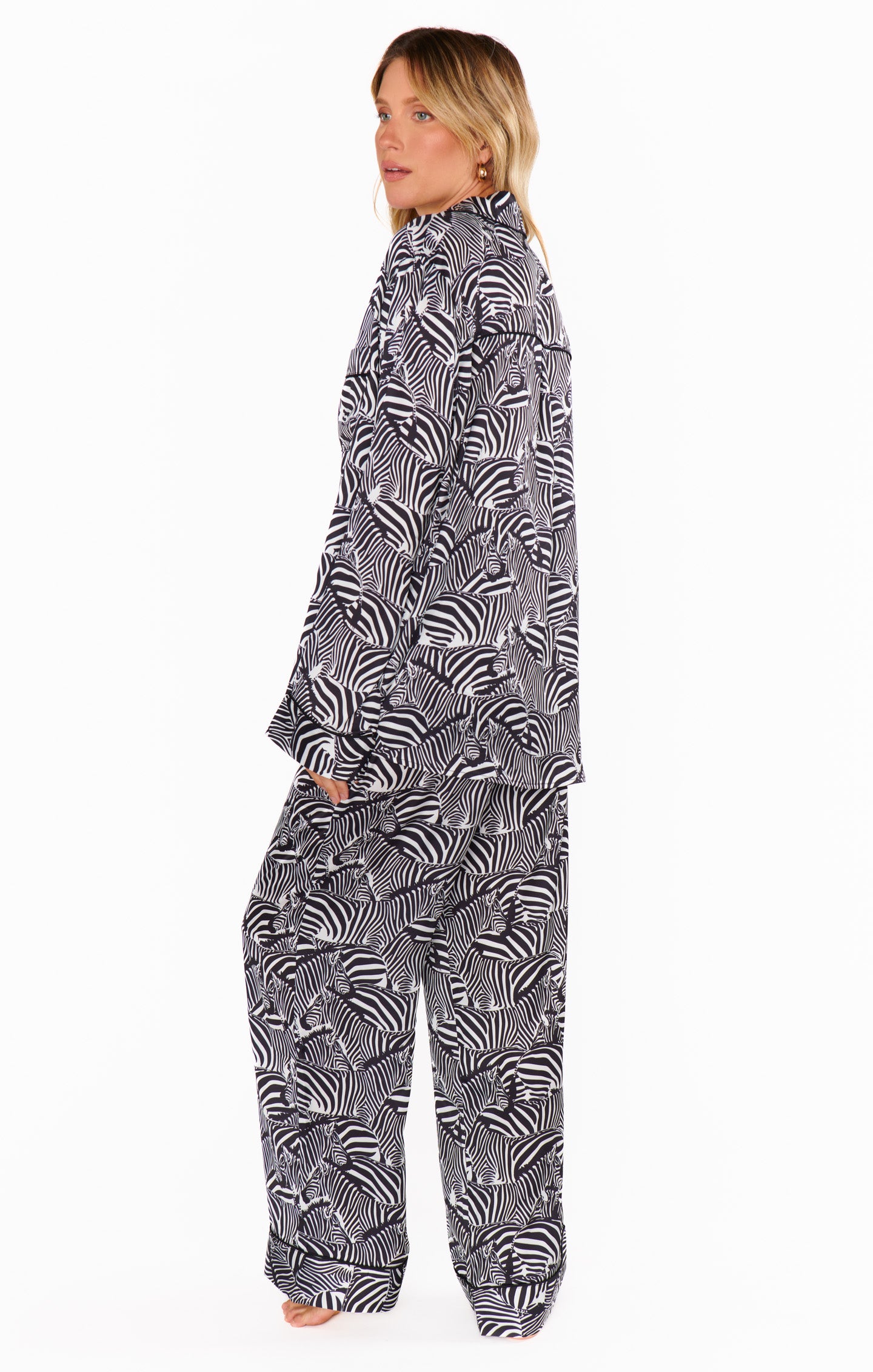 Classic PJ Set ~ Zebra Silky – Show Me Your Mumu