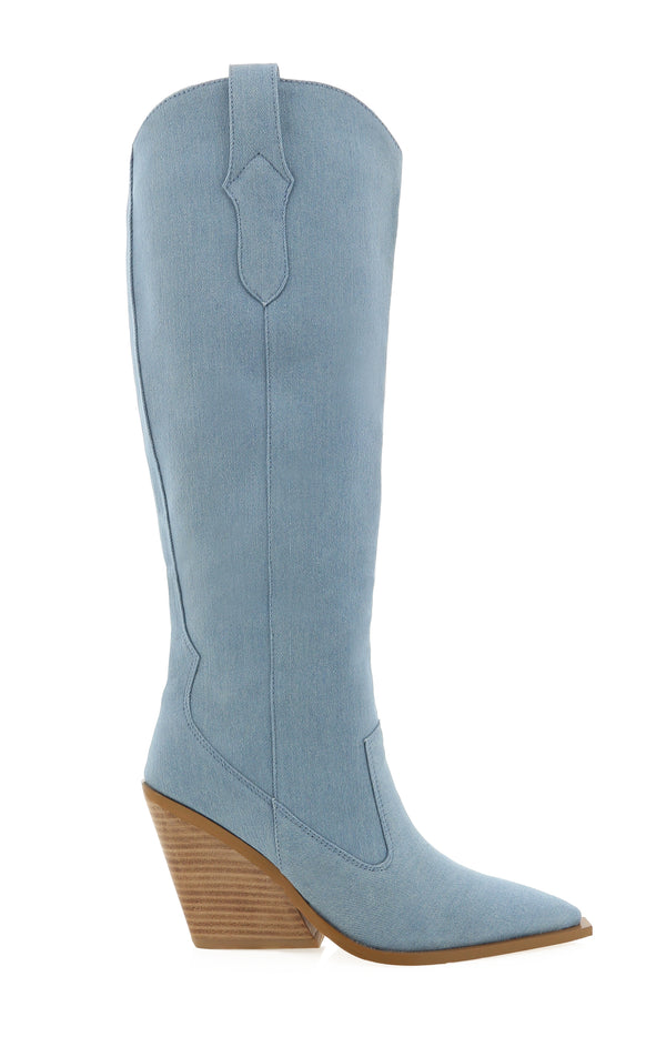 Billini Coraline Boot ~ Light Denim – Show Me Your Mumu