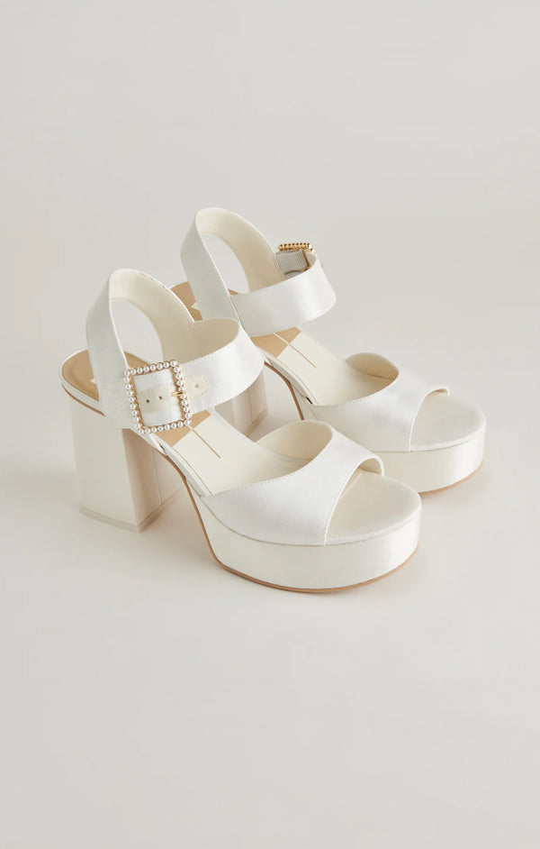 Dolce Vita Bobby Platform Heel ~ White – Show Me Your Mumu