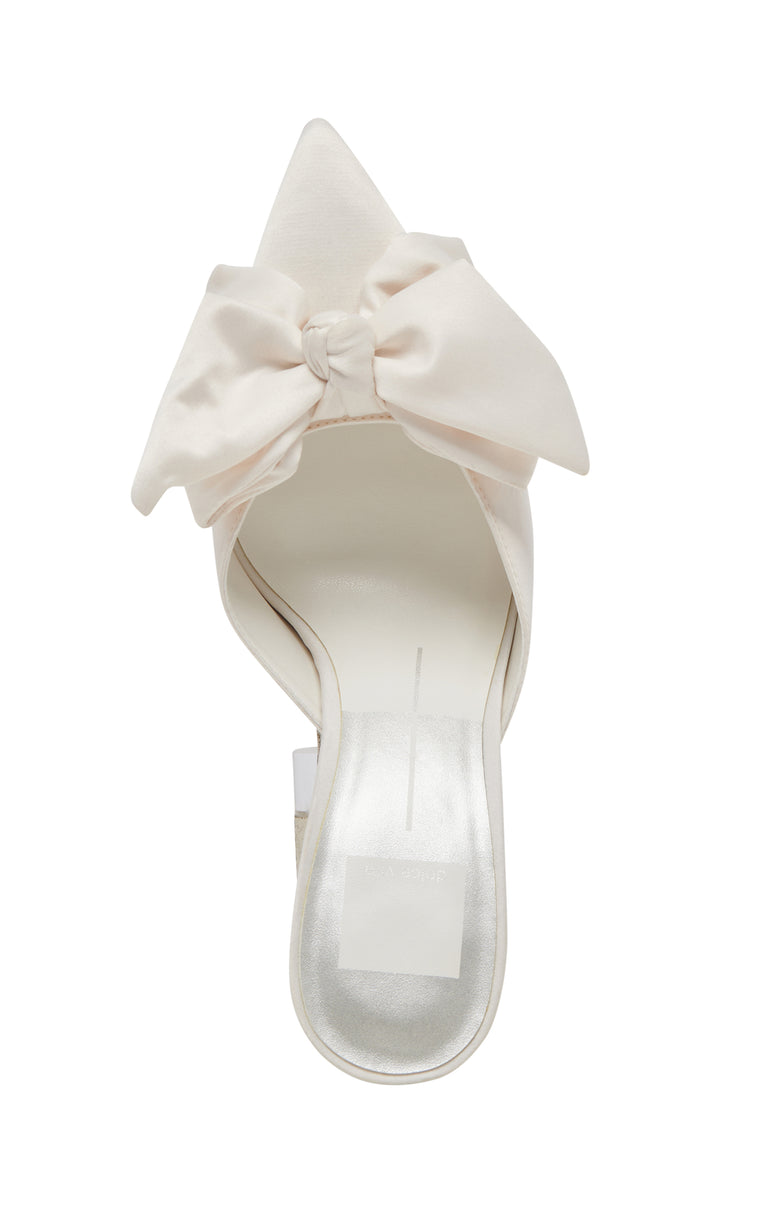 Dolce Vita Kayli Heel ~ White Satin – Show Me Your Mumu