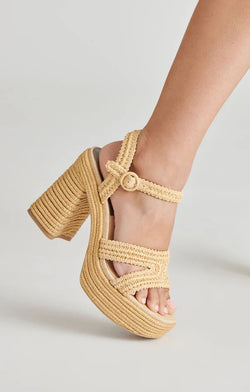 Dolce Vita Lacye Platform Heel ~ Natural