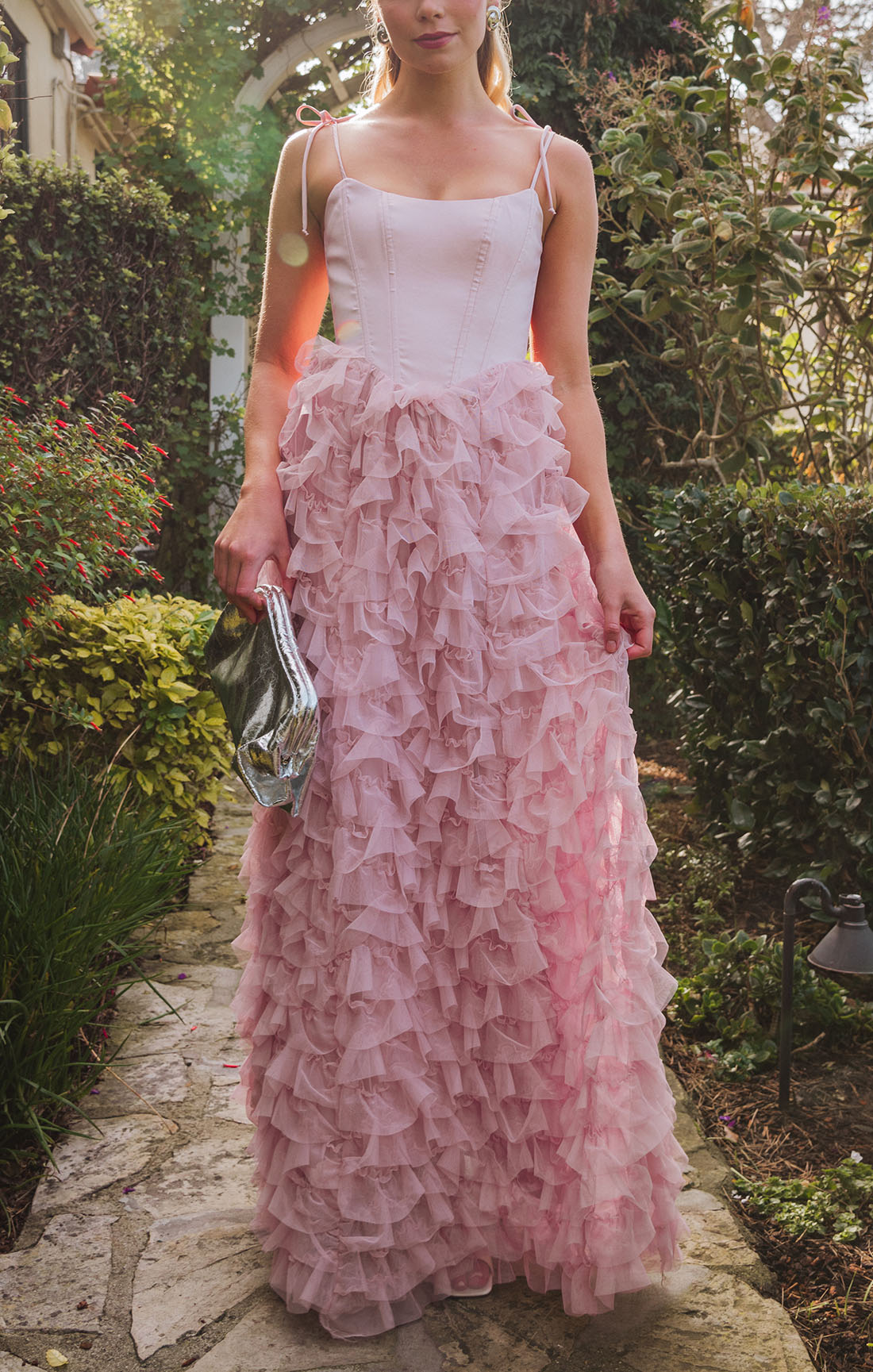 Francesca Maxi Dress, in Ballet Slipper Ruffle Tulle, Size: Large | Show Me Your Mumu | Bridesmaid Dresses & Wedding Attendee Dress Francesca Maxi Dress, in Ballet Slipper Ruffle Tulle, Size: Large | Show Me Your Mumu | Bridesmaid Dresses & Wedding Attendee Dress