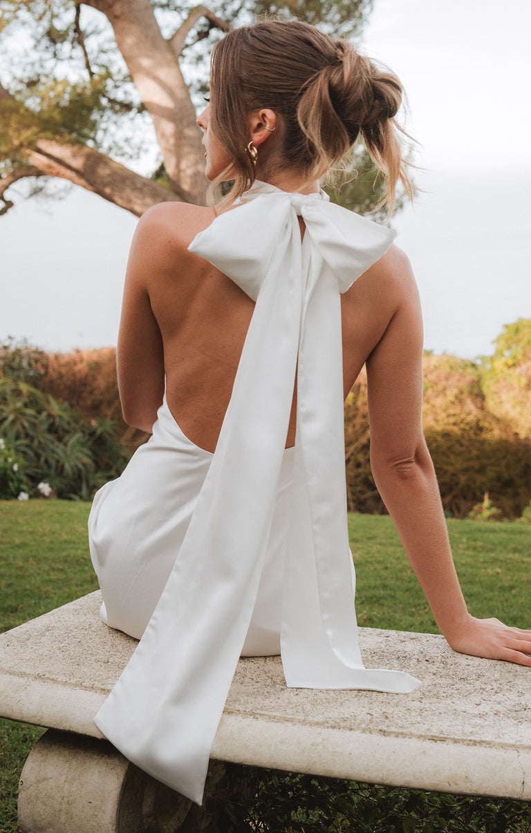Lisa Mini Dress, in Ivory Luxe Satin, Size: XS | Show Me Your Mumu Lisa Mini Dress, in Ivory Luxe Satin, Size: XS | Show Me Your Mumu