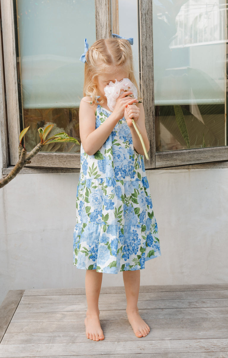 Pia Dress ~ Cottage Floral Blue – Show Me Your Mumu