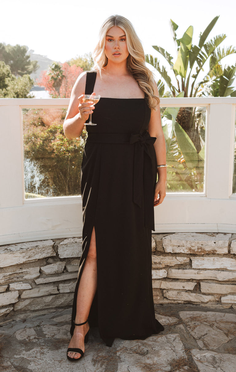 Paris Gown, in Black Stretch | Show Me Your Mumu | Bridesmaid Dresses & Wedding Attendee Dress Paris Gown, in Black Stretch | Show Me Your Mumu | Bridesmaid Dresses & Wedding Attendee Dress