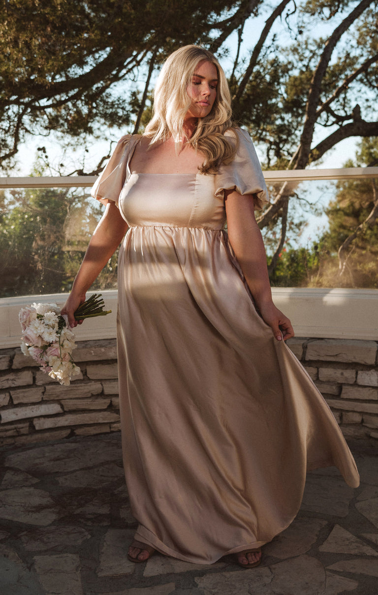 chinese dress ladies Faith Maxi Dress ~ Dune Chiffon – Show Me Your Mumu