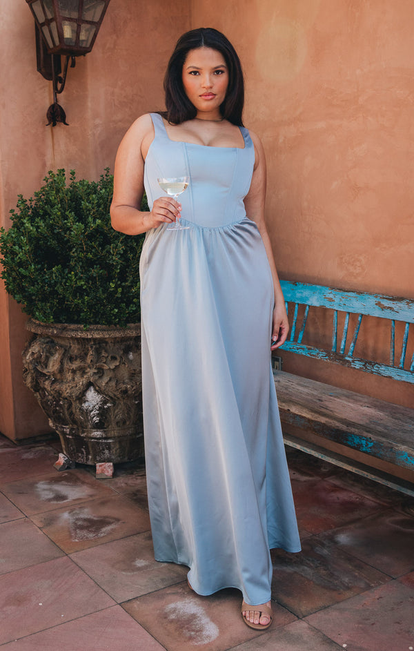 Nina Maxi Dress - Blue Paradise