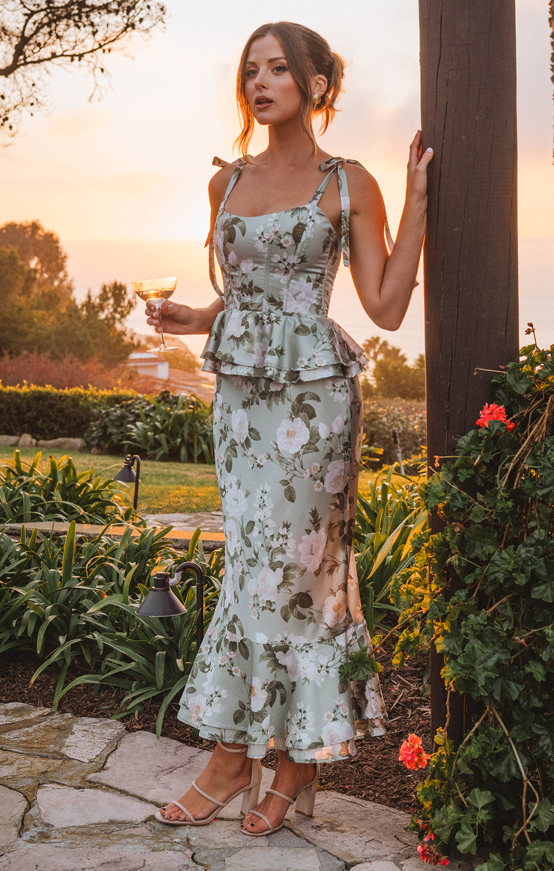 Pauline Peplum Dress Secret Garden – Show Me Your Mumu