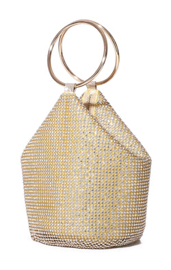 Celeste Crystal Bag ~ Gold