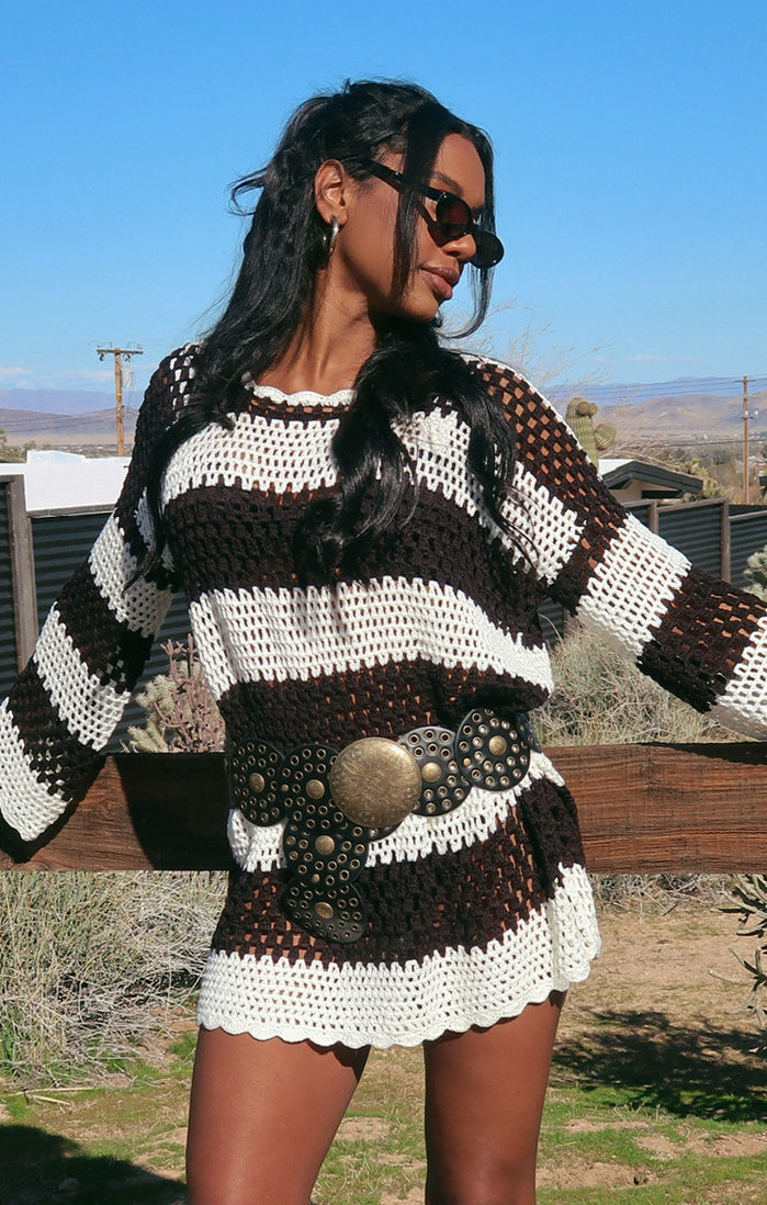 Western Studded Belt ~ Black/Gold  Show Me Your Mumu