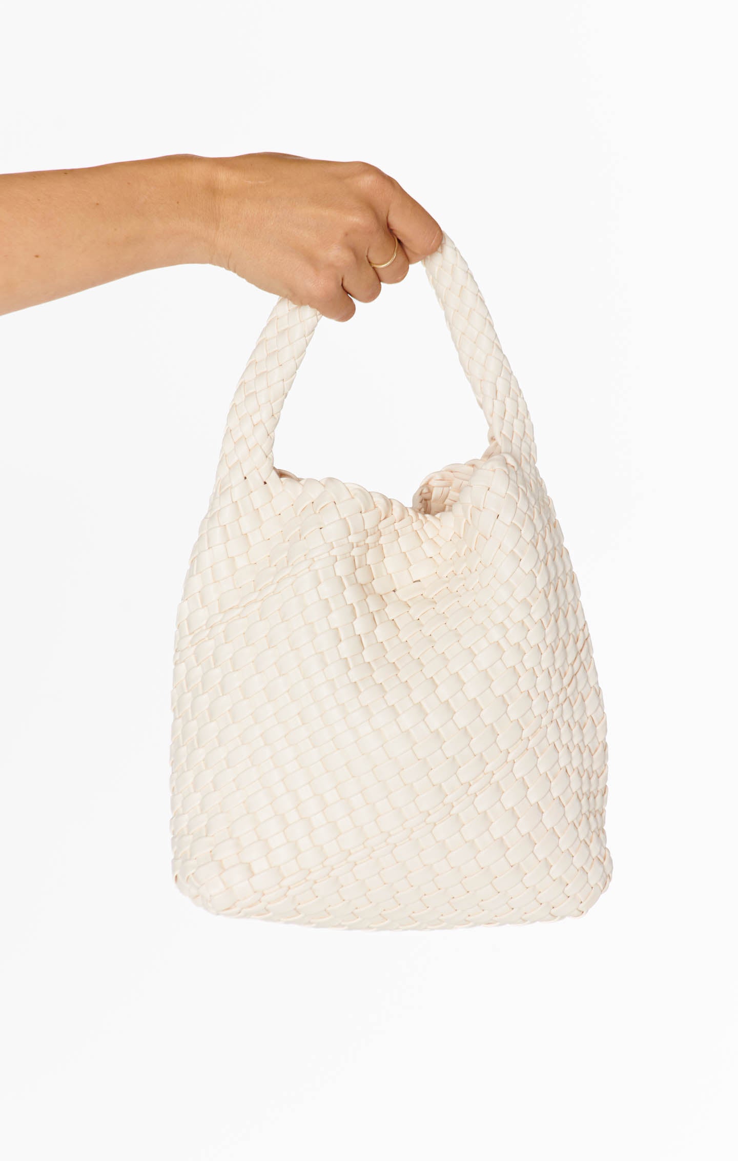 Mayce Woven Bag ~ Off White – Show Me Your Mumu