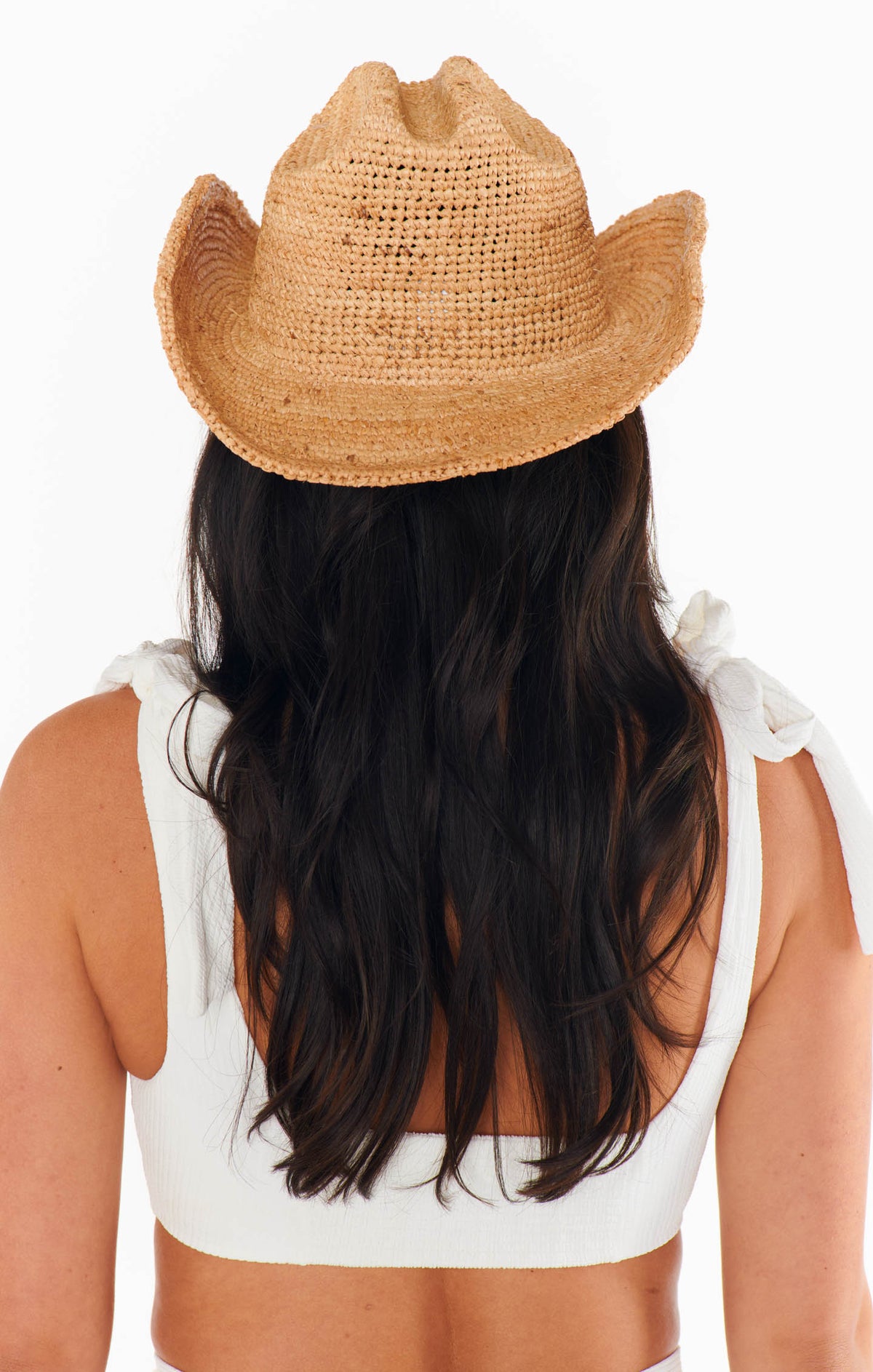 Lack of Color Straw Cowboy Hat In Natural Size Medium $149 MSRP Lack of Color Women main image 3