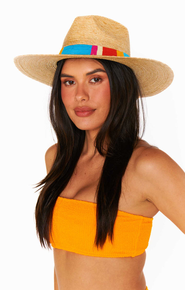 Sunshine Tienda Sandra Palm Hat ~ Rainbow – Show Me Your Mumu