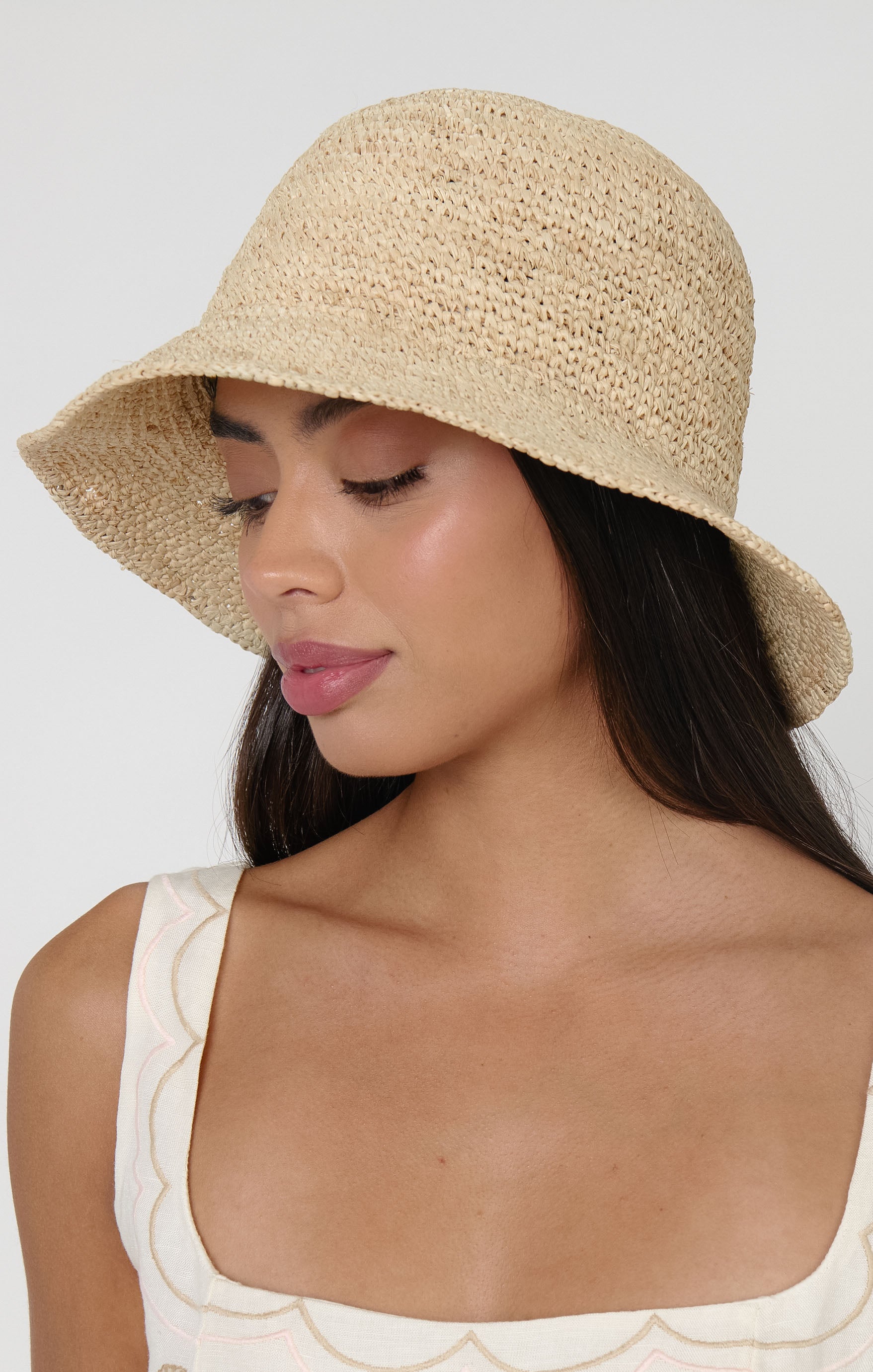 Raffia Bucket Hat ~ Natural – Show Me Your Mumu