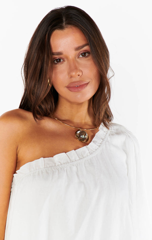 Frasier Sterling Maldives Necklace ~ Coconut – Show Me Your Mumu
