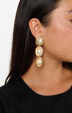 Petit Moments Providence Earrings ~ Gold
