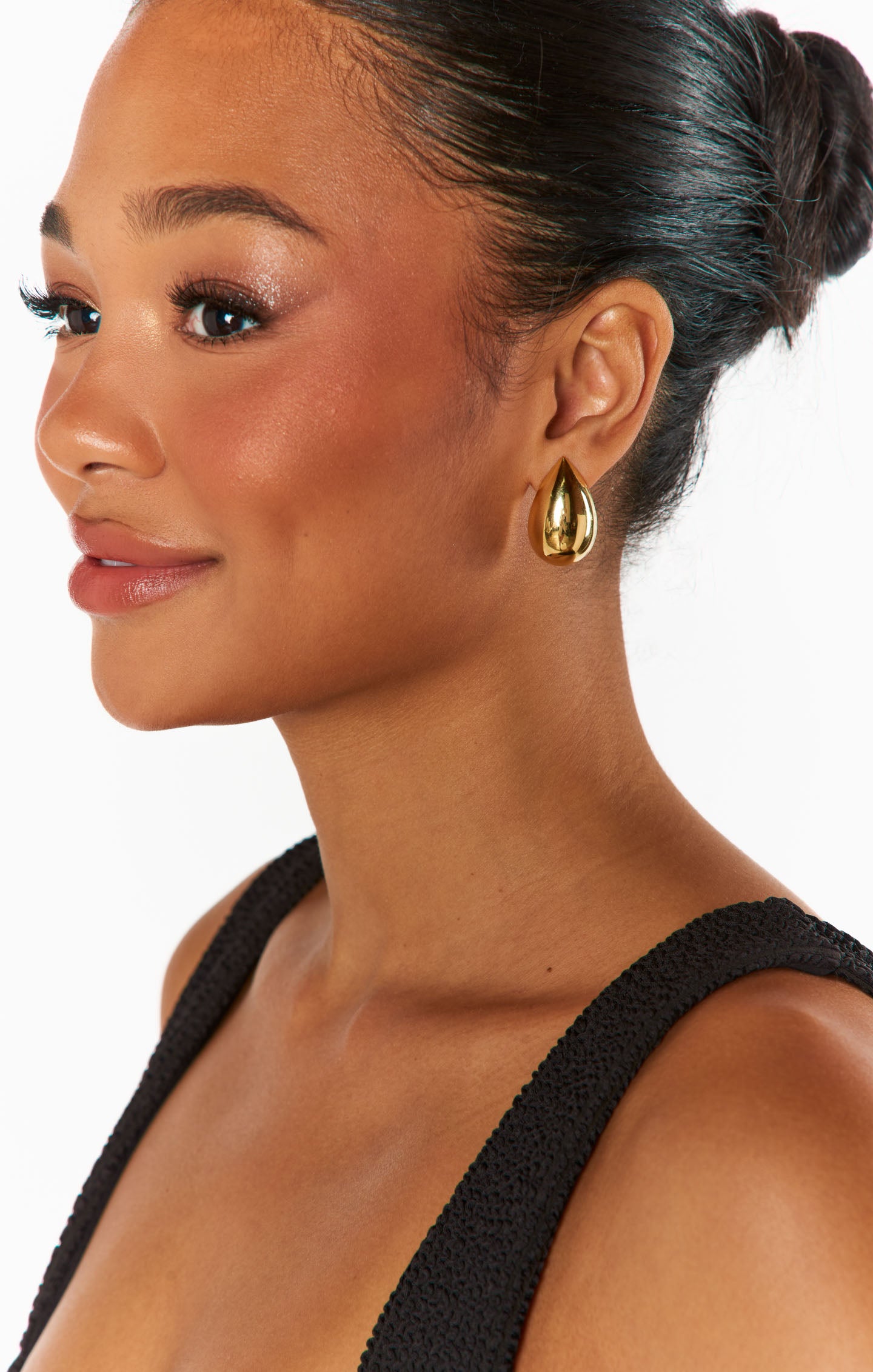 Faithy Jewels Large Teardrop Earring ~ Gold – Show Me Your Mumu