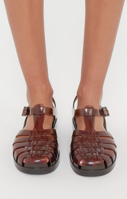 Melissa Possession Jelly Sandal ~ Brown