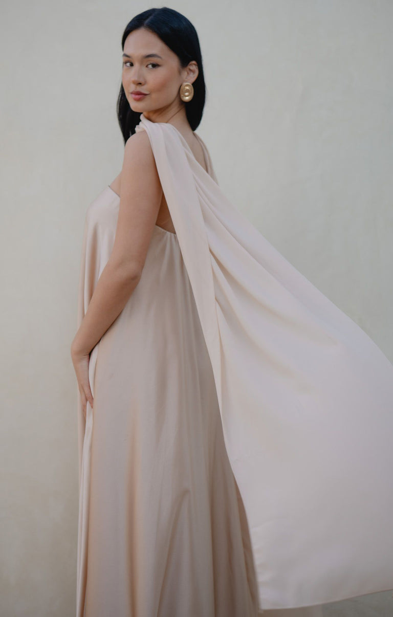 Tinsley Tube Dress ~ Champagne Luxe Satin Show Me Your Mumu Tinsley Tube Dress ~ Champagne Luxe Satin Show Me Your Mumu