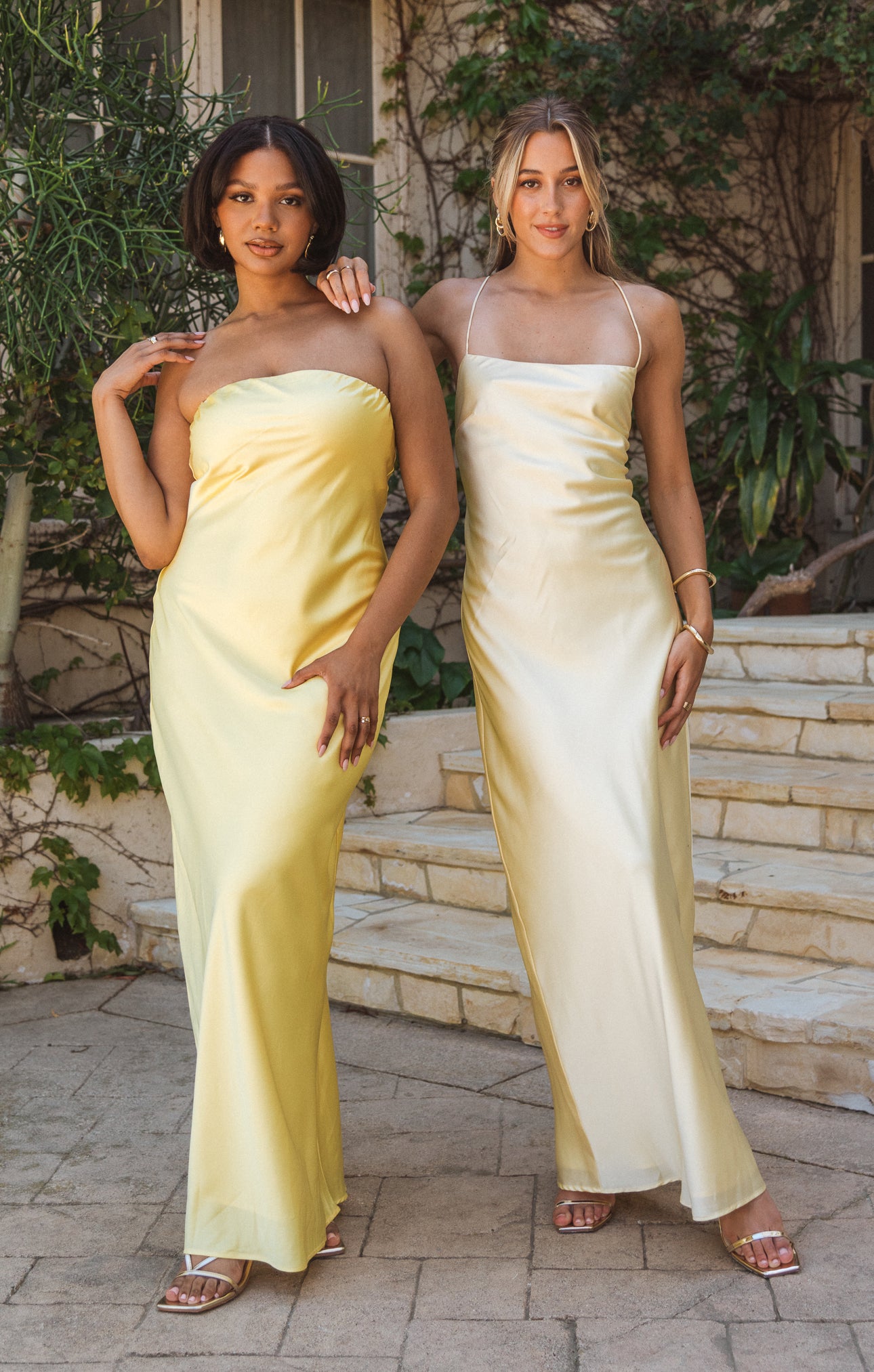 Taylor Tube Dress, in Yellow Luxe Satin, Size: Large | Show Me Your Mumu | Bridesmaid Dresses & Wedding Attendee Dress Taylor Tube Dress, in Yellow Luxe Satin, Size: Large | Show Me Your Mumu | Bridesmaid Dresses & Wedding Attendee Dress