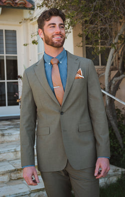 Nico Neck Tie ~ Copper Solid