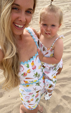 Lola Smocked Dress ~ Seaside Treasures