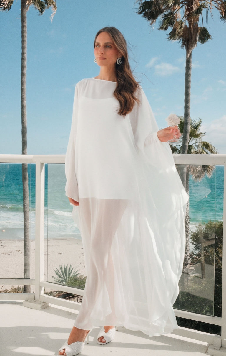compliment me maxi dress Olsen Maxi Dress ~ Wedding Cake Chiffon – Show Me Your Mumu