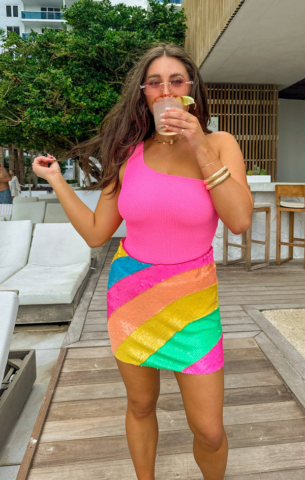 Anchor One Piece ~ Ultra Pink Scrunch – Show Me Your Mumu