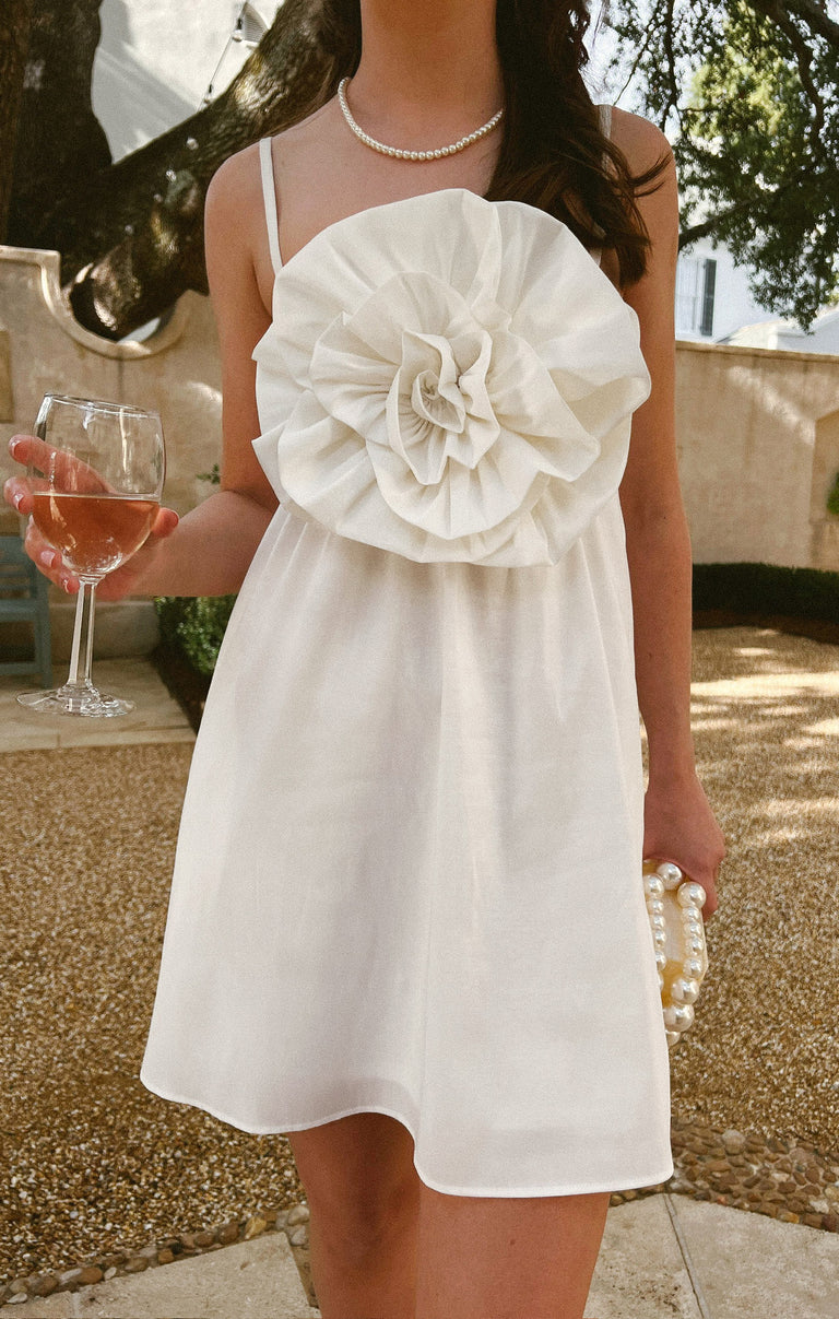 Best Rose Dress, in White Taffeta | Show Me Your Mumu Best Rose Dress, in White Taffeta | Show Me Your Mumu