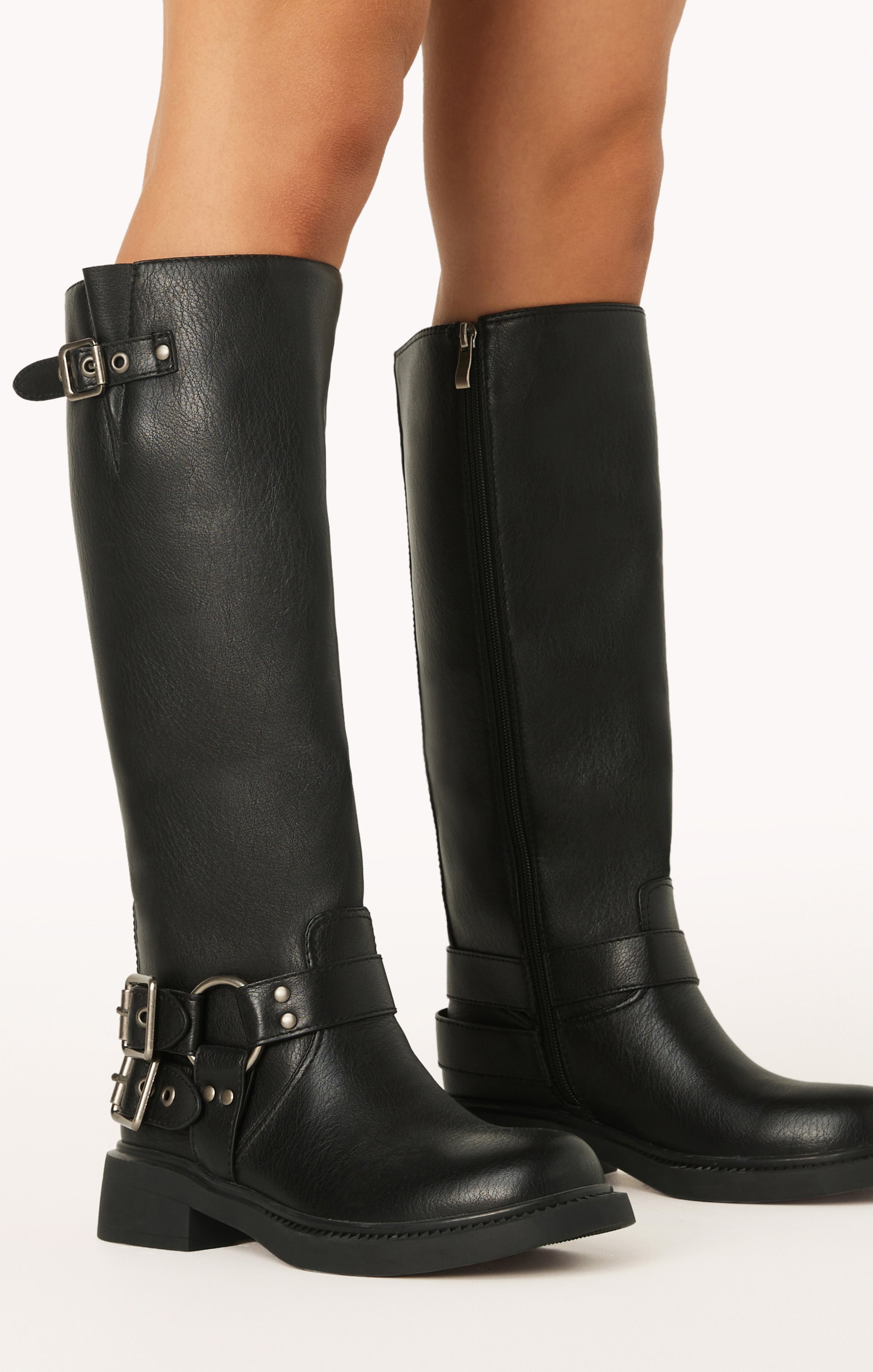 Billini Kaylen Moto Boot ~ Black 6