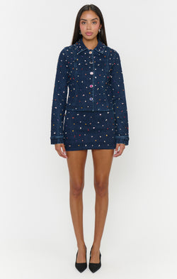 Hollywood Jacket ~ Precious Gemstone Indigo