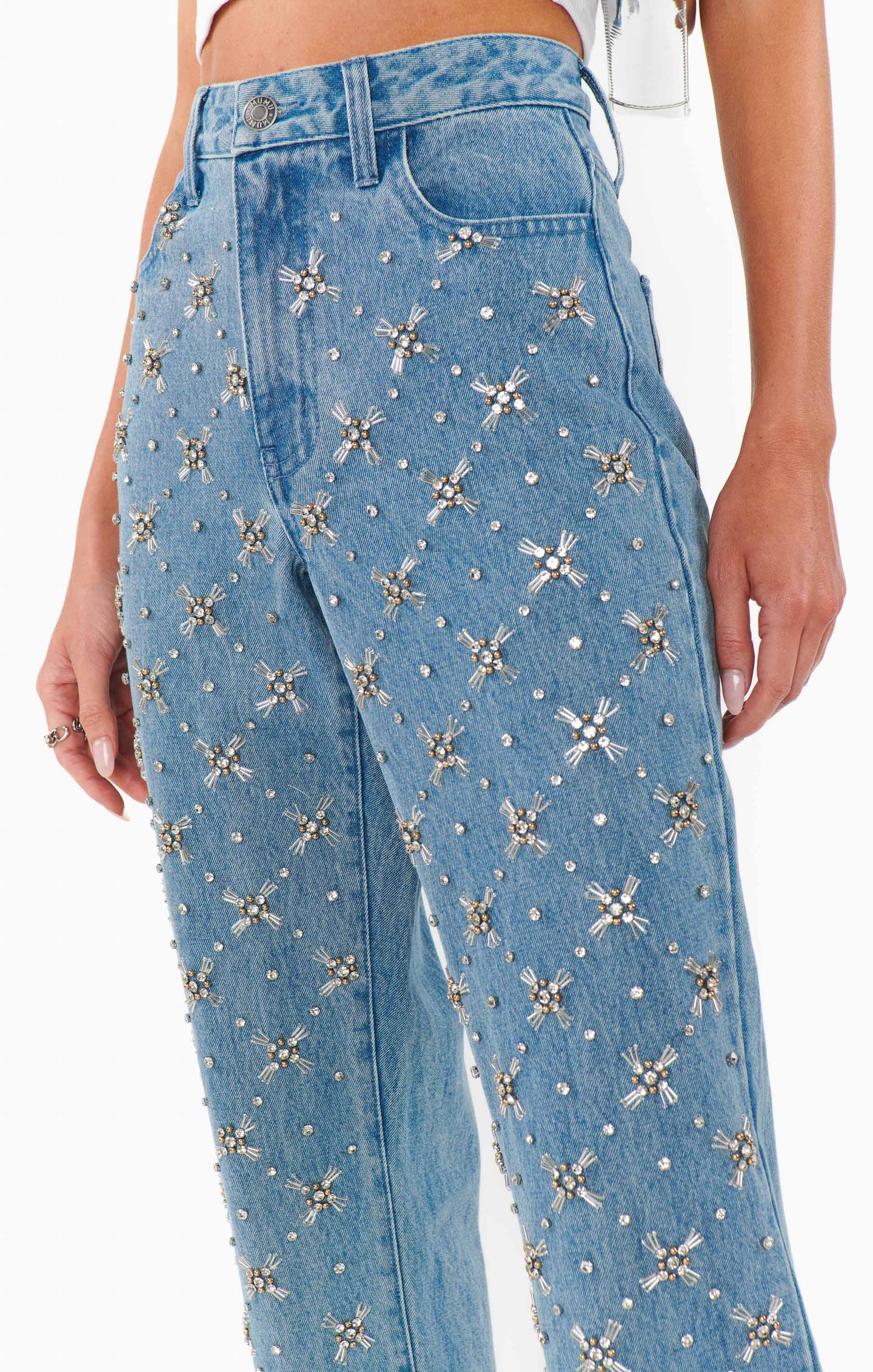 Icon Jeans ~ Jeweled Indigo – Show Me Your Mumu
