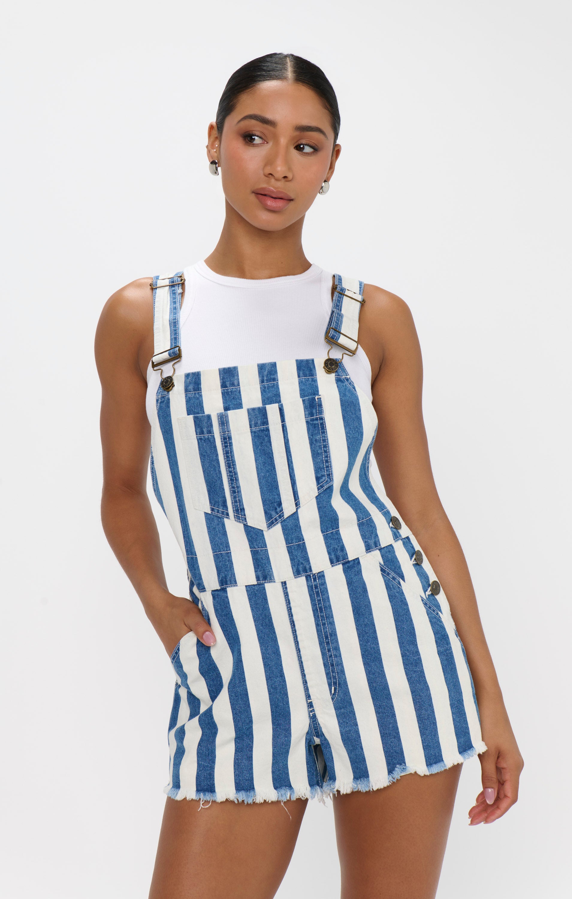 Georgia Overalls ~ Sonoma Stripe – Show Me Your Mumu
