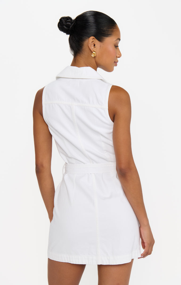 white vest dress Show Me Your Mumu Fairfield Vest Dress in White