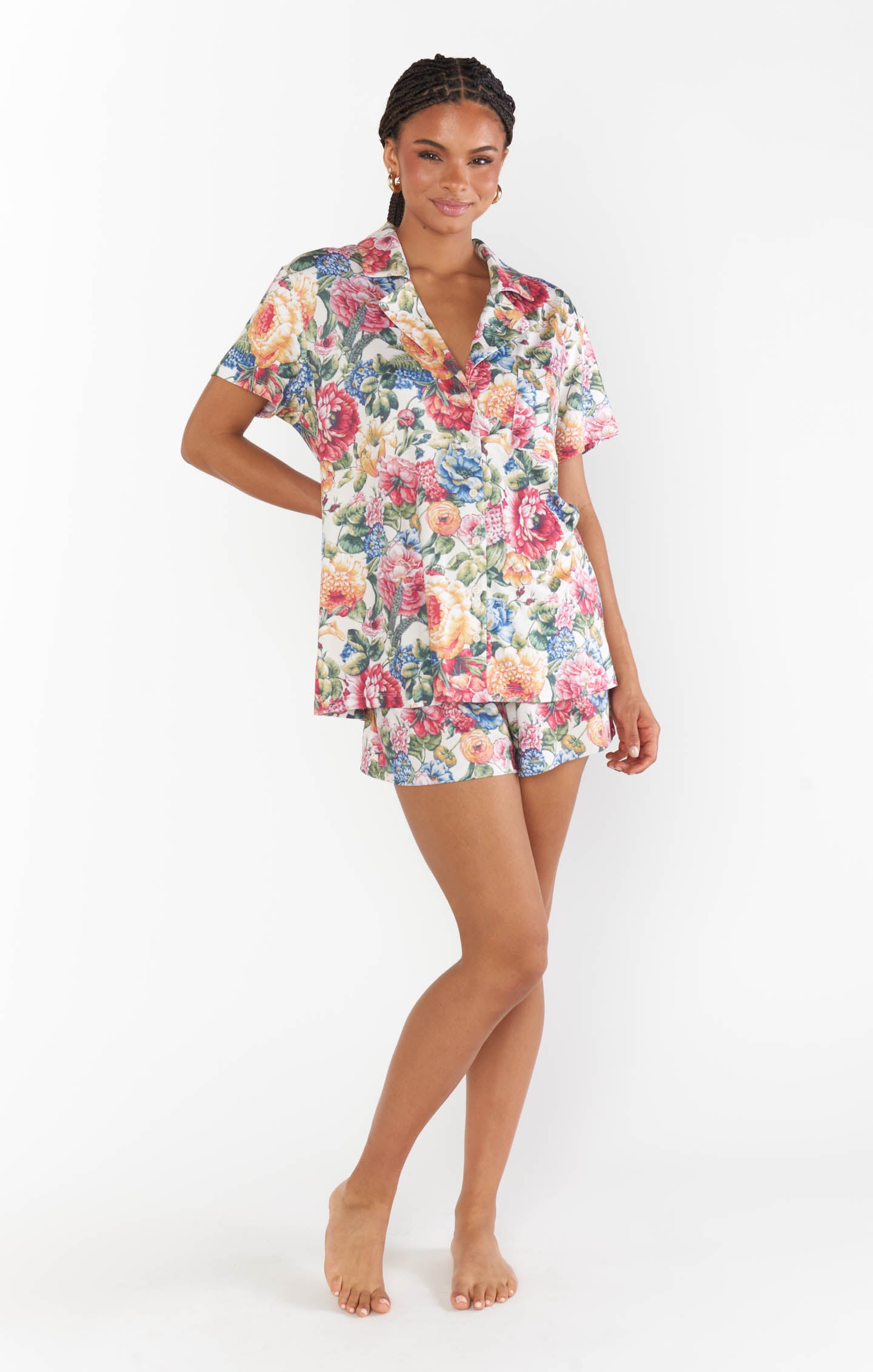 Sunday morning 2025 satin sleep romper