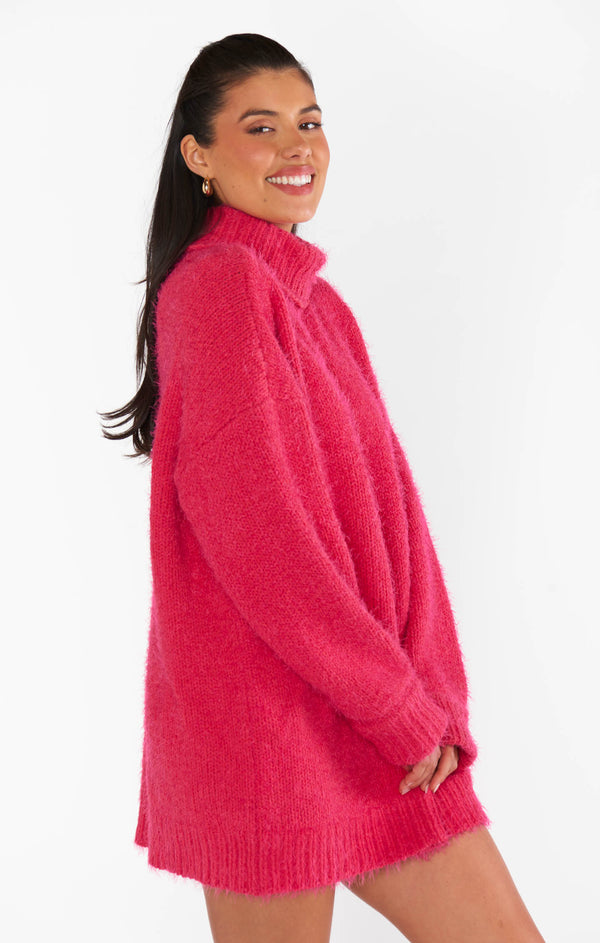 Timmy Tunic Sweater ~ Pink Rose Knit – Show Me Your Mumu