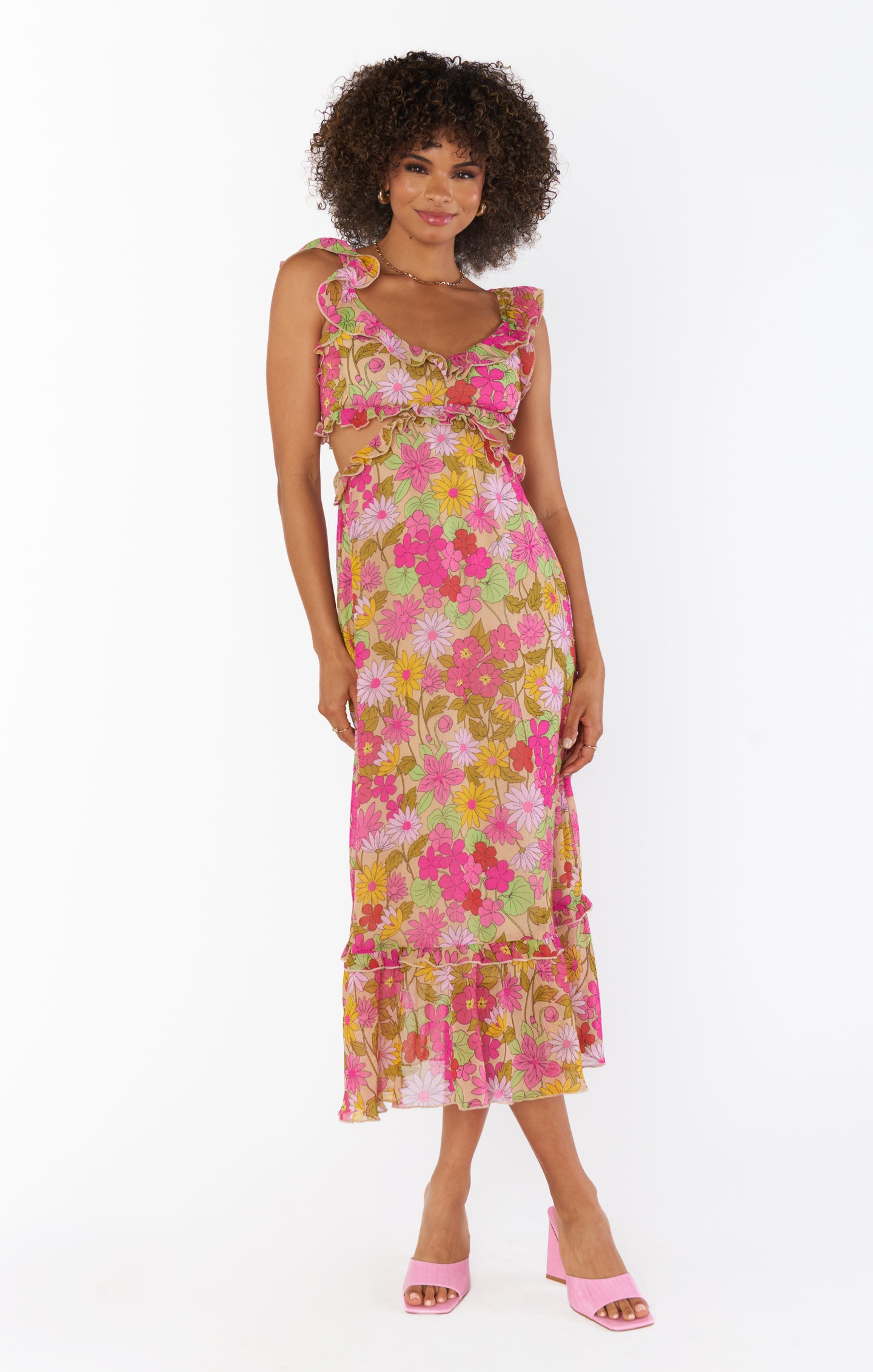 Show Me store Your MuMu Lane Midi Dress Large