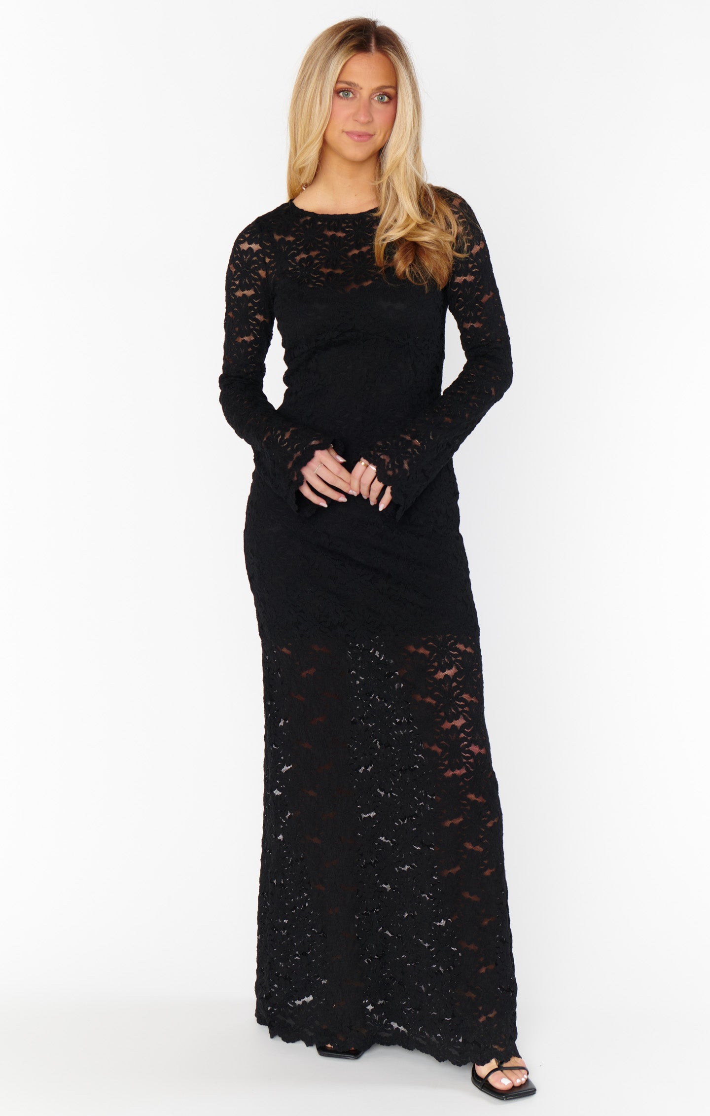 Anjelica Maxi Dress ~ Black Lace Show Me Your Mumu Anjelica Maxi Dress ~ Black Lace Show Me Your Mumu
