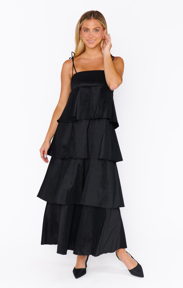 Meet Cute Dress ~ Black Taffeta – Show Me Your Mumu