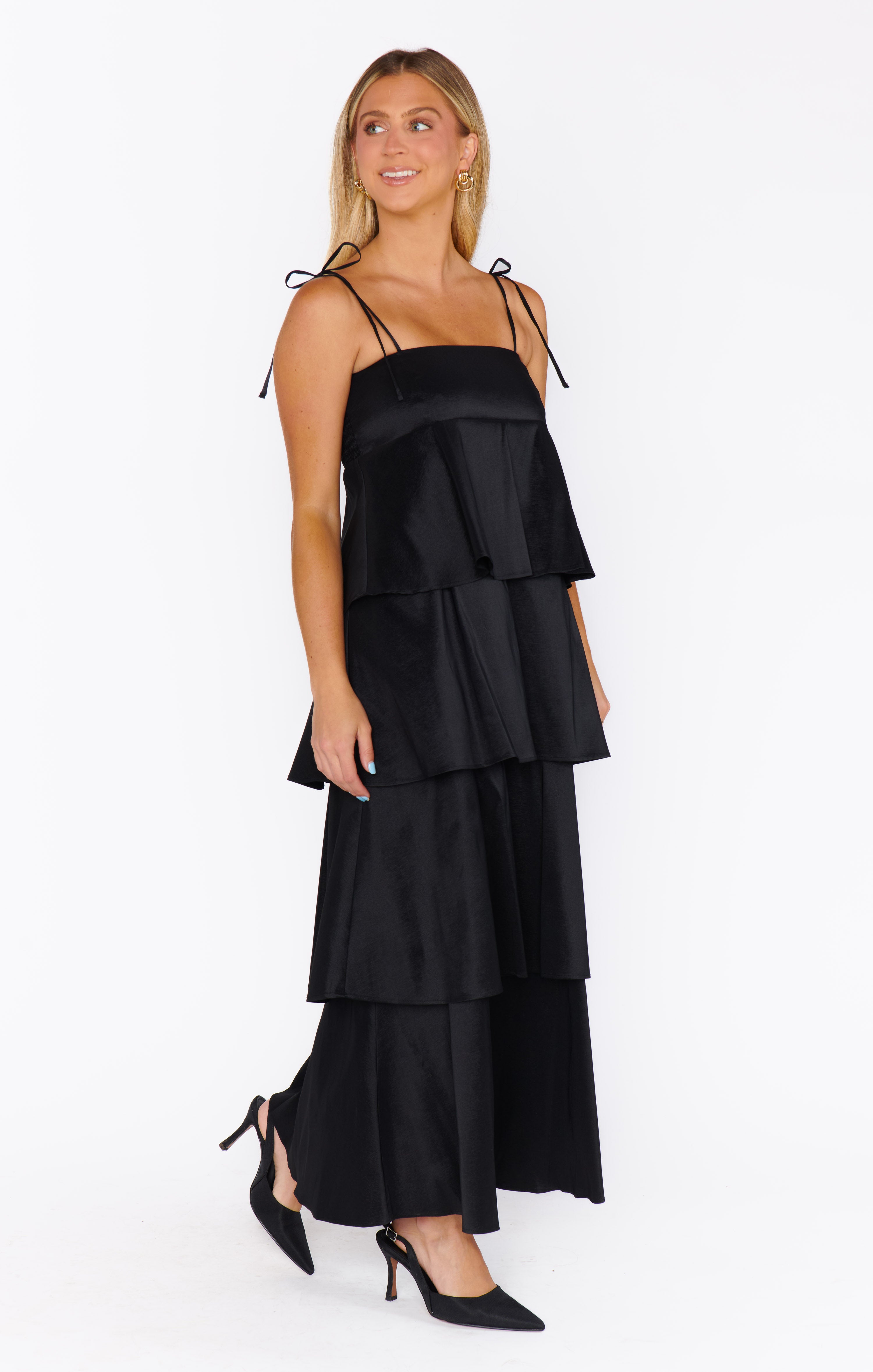 Meet Cute Dress ~ Black Taffeta – Show Me Your Mumu