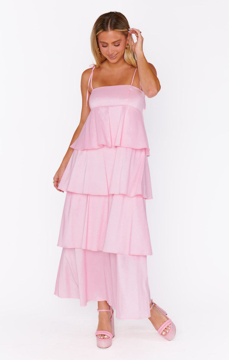 Meet Cute Dress ~ Light Pink Taffeta – Show Me Your Mumu
