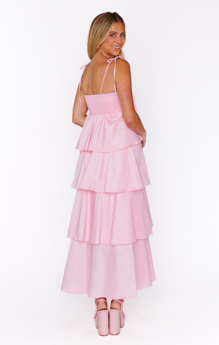 Meet Cute Dress ~ Light Pink Taffeta Show Me Your Mumu Meet Cute Dress ~ Light Pink Taffeta Show Me Your Mumu