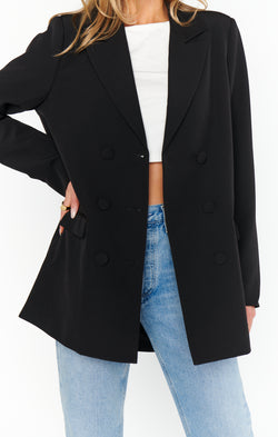 Best Blazer ~ Black Suiting