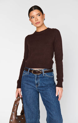 Tuck in Sweater ~ Mocha Knit