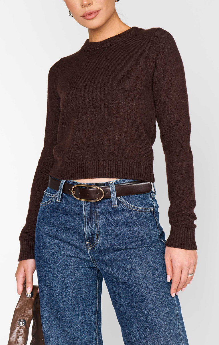 Tuck in Sweater ~ Mocha Knit