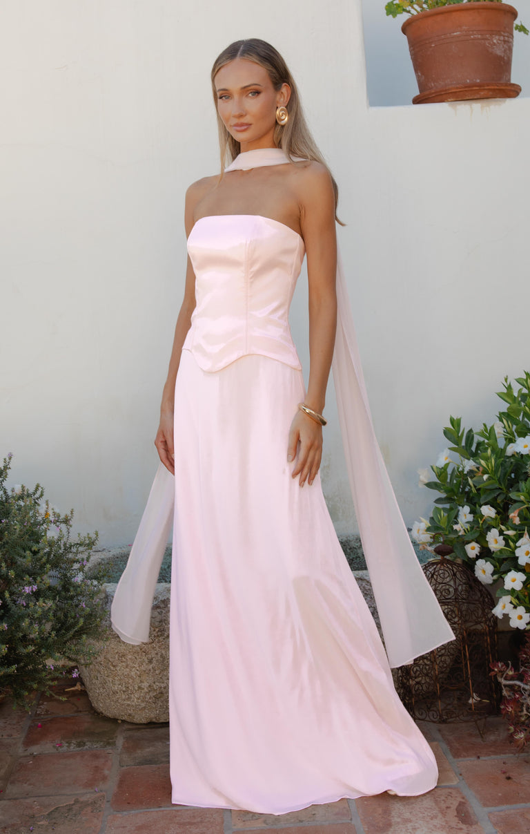 Jules Maxi Dress, in Powder Pink, Size: 2XL | Show Me Your Mumu Jules Maxi Dress, in Powder Pink, Size: 2XL | Show Me Your Mumu